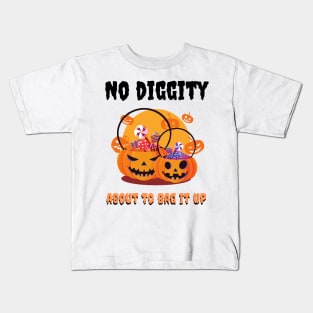 No diggity about to bag it up Kids T-Shirt